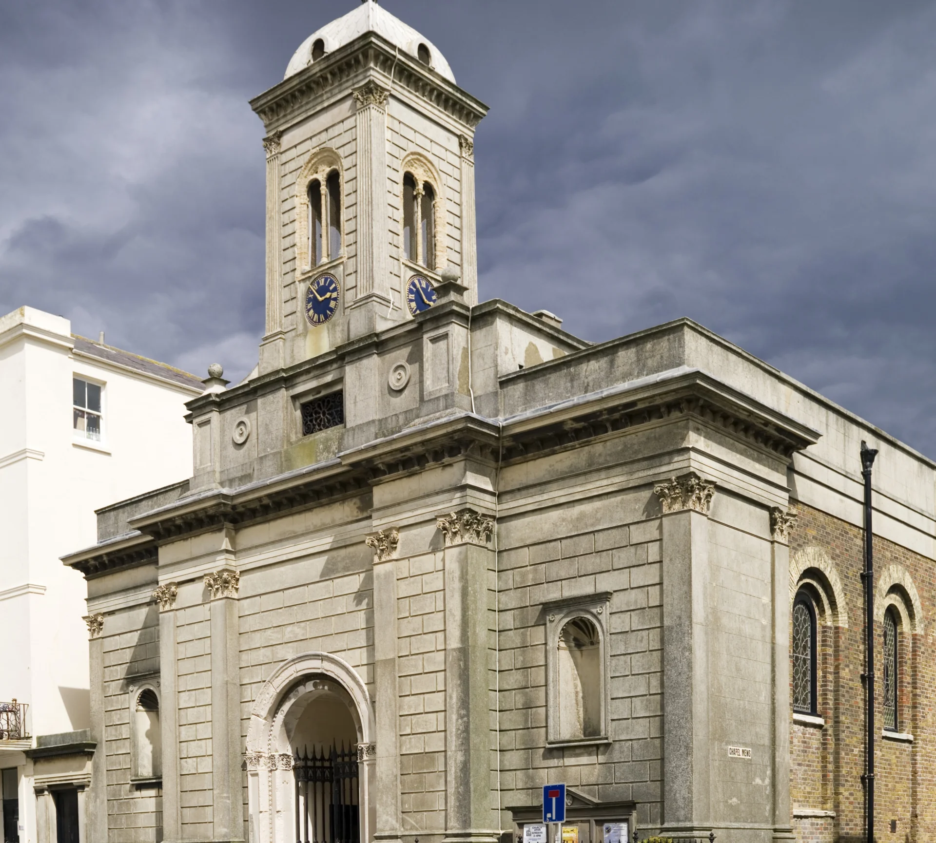 Italian Renaissance style and symmetry and grandeur of this 1827 church,