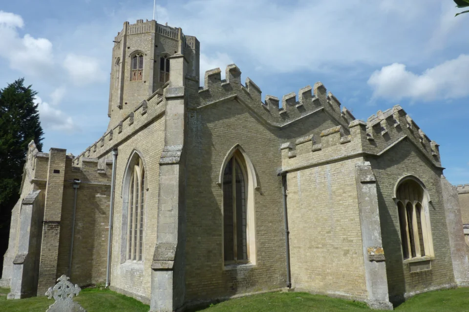 View from behind the building in daylight